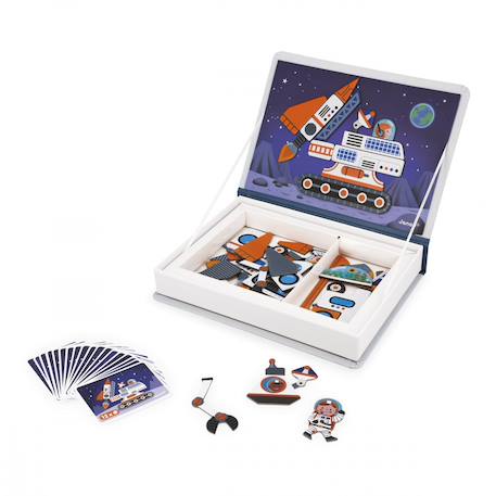 Magneti'book cosmos, 52 magnets Bleu nuit / orange 2 - vertbaudet enfant 