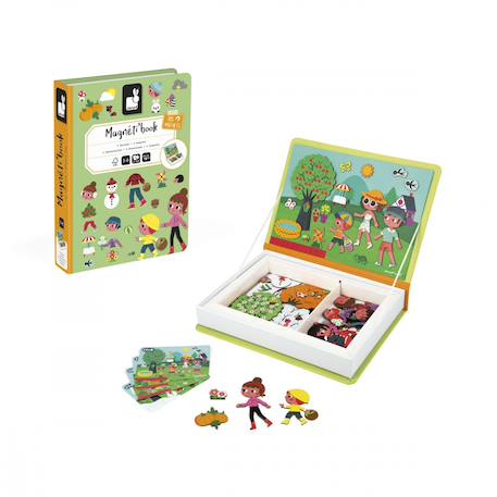 Magnéti'book 4 saisons, 115 magnets Orange 6 - vertbaudet enfant 