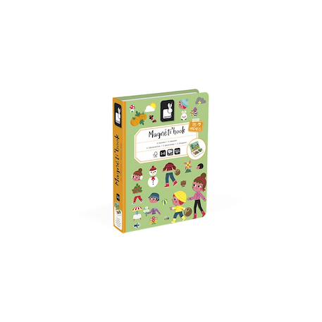 Magnéti'book 4 saisons, 115 magnets Orange 1 - vertbaudet enfant 