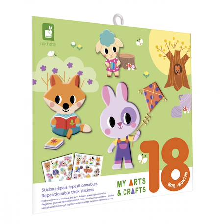 Stickers épais et repositionnables MULTICOLORE 1 - vertbaudet enfant 