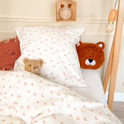 Linge de maison et décoration-Linge de lit enfant-Taie d'oreiller-Parure de lit percale coton bio