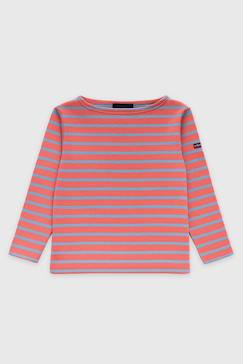 Garçon-T-shirt, polo, sous-pull-Marinière en coton épais enfant