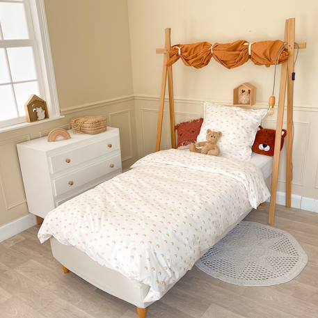 Parure de lit percale coton bio Arc-en-ciel+Forêt+Petit buis 4 - vertbaudet enfant 