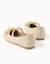 Ballerines en lin avec fleurs Beige 3 - vertbaudet enfant 