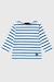 Marinière en pur coton rustique bébé Blanc/lake arm+Brasier/blanc+Suie/ etamine+Tige/blanc 1 - vertbaudet enfant 