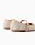 Ballerines en tweed avec bride Rose clair 3 - vertbaudet enfant 