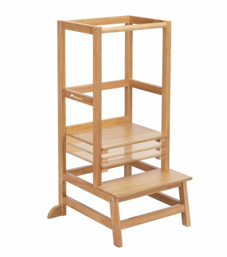 Tour d’apprentissage en bois nola Natural (wood) 1 - vertbaudet enfant 