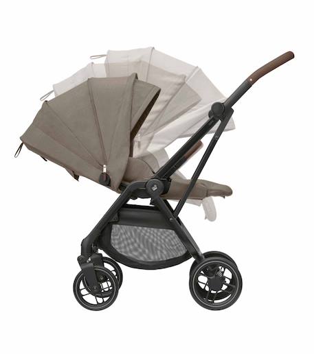 Poussette ultra compacte leona2 Twillic black+Twillic graphite+Twillic green+Twillic truffle 21 - vertbaudet enfant 