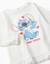 T-shirt en coton avec stitch et volants Blanc 3 - vertbaudet enfant 