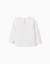 T-shirt en coton avec stitch et volants Blanc 2 - vertbaudet enfant 