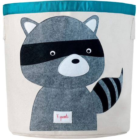 Sac à jouets raton laveur Gris 1 - vertbaudet enfant 