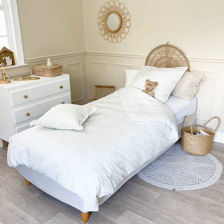 Parure de lit percale coton bio Arc-en-ciel+Forêt+Petit buis 13 - vertbaudet enfant 