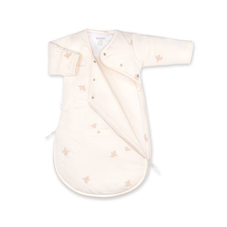 Gigoteuse avec moufles hiver  - tog 2.5 cocon moelleux Piuma ecru+Piuma moka 2 - vertbaudet enfant 