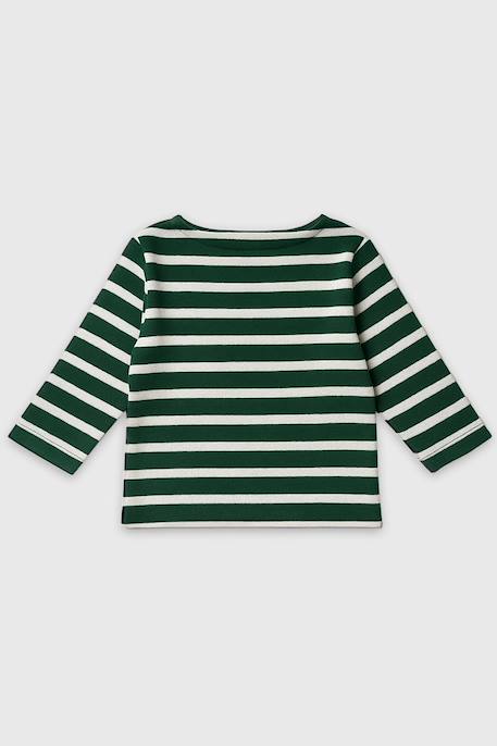 Marinière en pur coton rustique bébé Blanc/lake arm+Brasier/blanc+Suie/ etamine+Tige/blanc 8 - vertbaudet enfant 