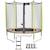 Trampoline jardin ø 250?cm + échelle + kit d'ancrage - jumpi 250 - taupe/vert Taupe 1 - vertbaudet enfant 