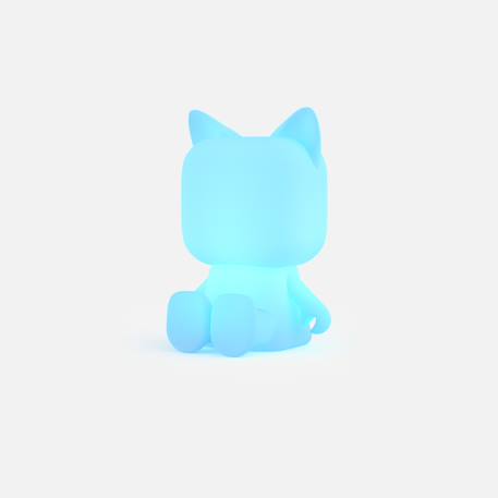 Veilleuse Animal Light - Led Multicolore Rechargeable usb-c - MOB Blanc 5 - vertbaudet enfant 