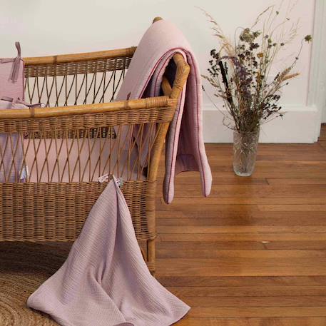Couette et oreiller - prêt à dormir jeanne Beige+Blanc+Bleu+Camel+Écru+Gris clair+Rose+Terracotta+Vert de gris 5 - vertbaudet enfant 