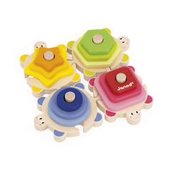 Puzzles tortues des formes en bois  - vertbaudet enfant