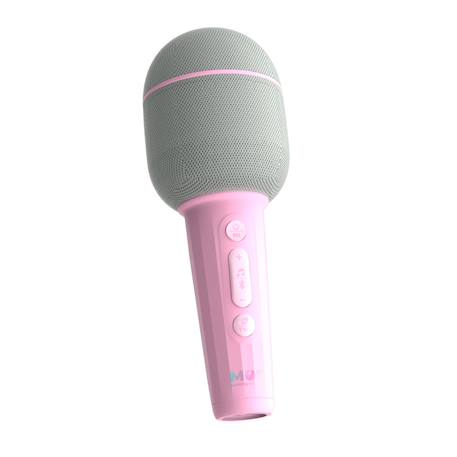 Micro groovy Navy - Micro karaoké bluetooth, effets de voix, mode duo et pochette Bleu navy+Rose 7 - vertbaudet enfant 