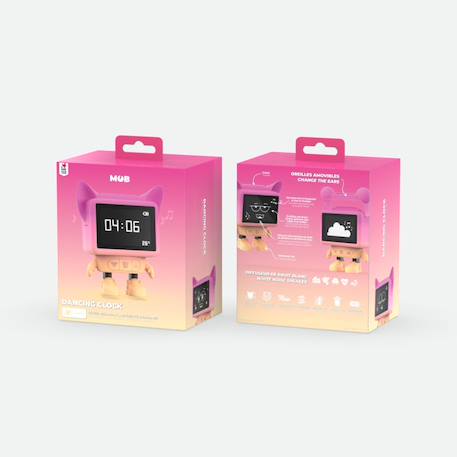 Réveil musical et enceinte bluetooth Bleu vert+Rose 12 - vertbaudet enfant 
