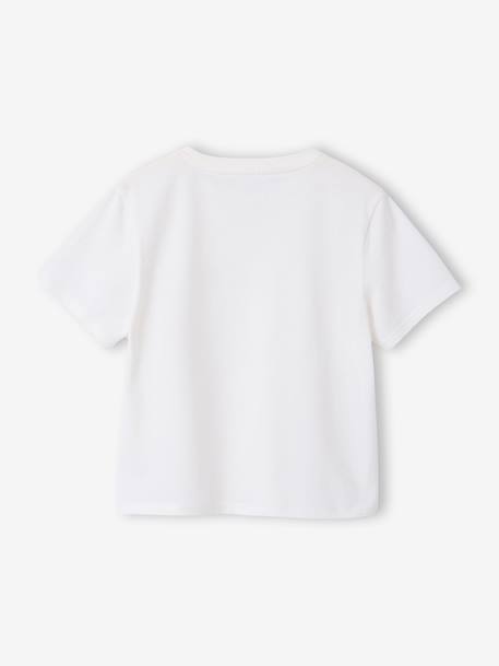 Lot de 3 tee-shirts fille unis écru+rose pâle 6 - vertbaudet enfant 