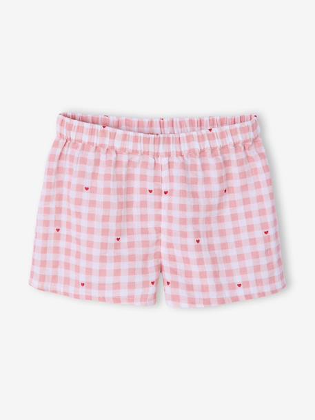 Pyjama 2 pièces fille Capsule mère-fille rose poudré 7 - vertbaudet enfant 
