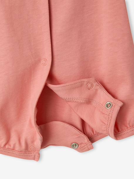 Lot 2 combishort bébé fille coton bio écru 6 - vertbaudet enfant 