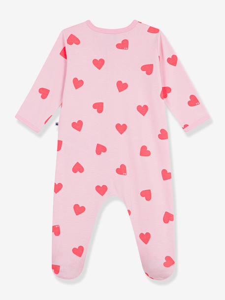 Pyjama bébé imprimé cœurs rose 2 - vertbaudet enfant 
