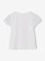 Tee-shirt manches courtes fleuri blanc 2 - vertbaudet enfant 