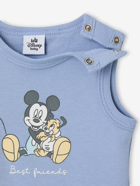 Lot de 2 bodies bébé garçon sans manches bleu jean 6 - vertbaudet enfant 