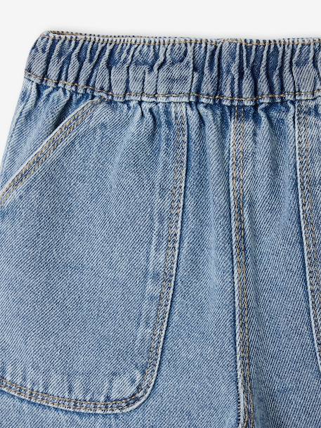 Jean bébé facile à enfiler denim brut+double stone+stone 7 - vertbaudet enfant 