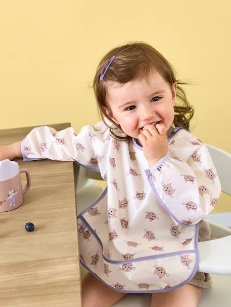 Lot de 2 bavoirs manches longues LÄSSIG bleu glacier+blush+Happy Rascals Cœur+Happy Rascals Smile+lilas+Little Forest lapin - Rose + b+Little Forest Renard - Vert ol+Little Mateys orange épicée+Little Mateys royal bleu+Tiny Farmer Mouton - Blanc+vert 24 - vertbaudet enfant 