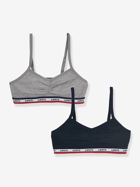 Lot 2 brassière sport Levi's marine 1 - vertbaudet enfant 
