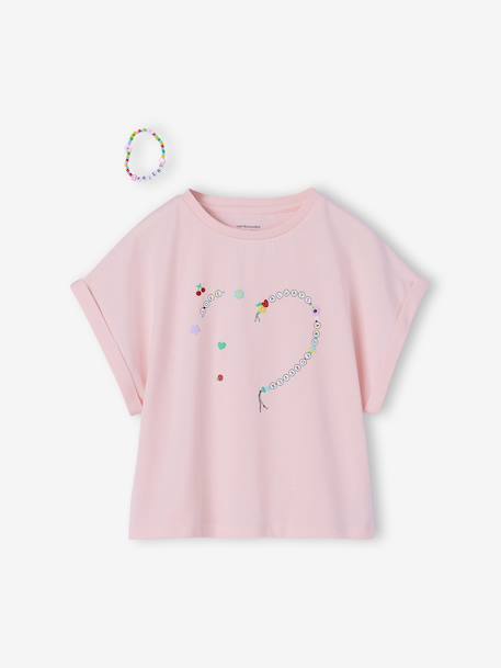 Lot T-shirt et bracelets meilleures amies lilas 9 - vertbaudet enfant 
