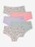 Lot de 5 shorties fille vert sauge 1 - vertbaudet enfant 