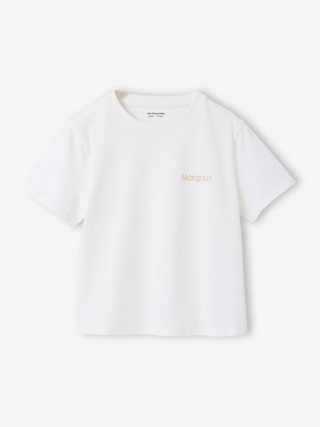 Lot de 3 tee-shirts fille unis écru+rose pâle 5 - vertbaudet enfant 