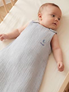 Linge de maison et décoration-Gigoteuse été sans doublure en gaze de coton Bio*, personnalisable