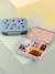 Boîte à gouter Bento Little Gang LÄSSIG bleu jean+blush+marine+mauve 3 - vertbaudet enfant 