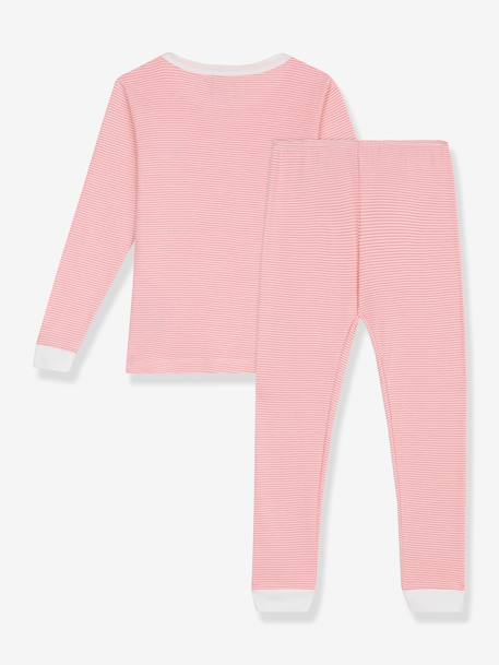 Pyjama enfant coton Petit Bateau rose 2 - vertbaudet enfant 