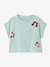 T-shirt fille motifs sequins écru+lilas+vert d'eau 14 - vertbaudet enfant 
