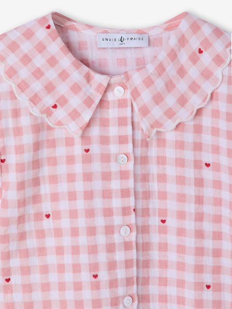 Pyjama 2 pièces fille Capsule mère-fille rose poudré 9 - vertbaudet enfant 