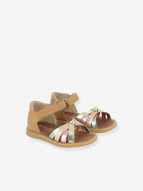 Sandales fille marcheur RO-MINET Berlingot camel 1 - vertbaudet enfant 