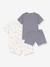 Lot 2 pyjashorts coton Petit Bateau blanc 3 - vertbaudet enfant 