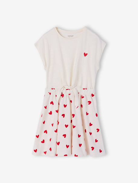 Fille-Robe-Robe fille effet 2 en 1