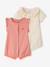 Lot 2 combishort bébé fille coton bio écru 1 - vertbaudet enfant 