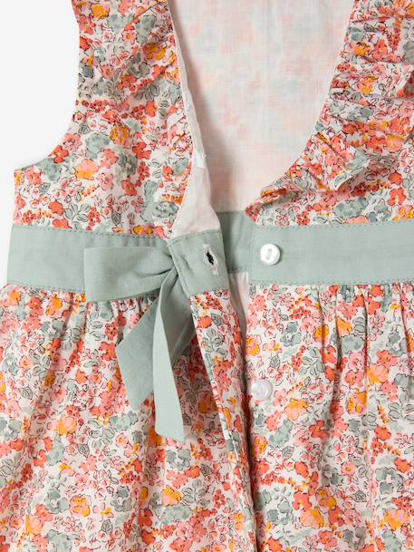 Robe bébé fille noeud ouverture dos multicolore 4 - vertbaudet enfant 