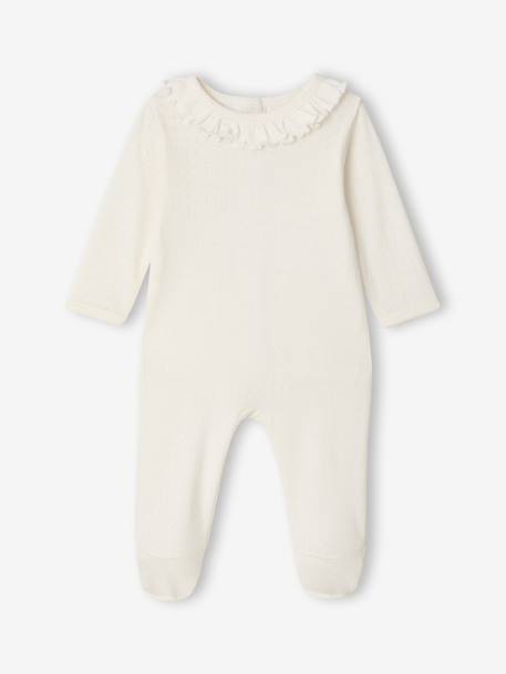Lot 2 pyjama bébé fille uni rose 2 - vertbaudet enfant 