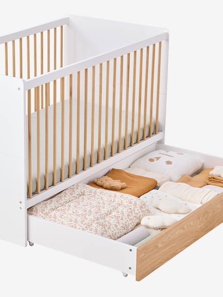 Lit bébé évolutif 70x140cm Eden blanc 5 - vertbaudet enfant 