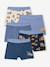 Lot de boxers garçon tractopelle bleu océan 1 - vertbaudet enfant 