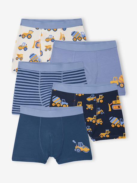 Garçon-Lot de boxers garçon tractopelle